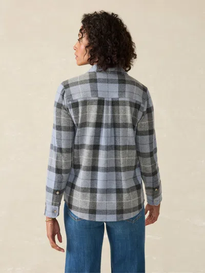 Faherty Legend Shirt In True North Plaid