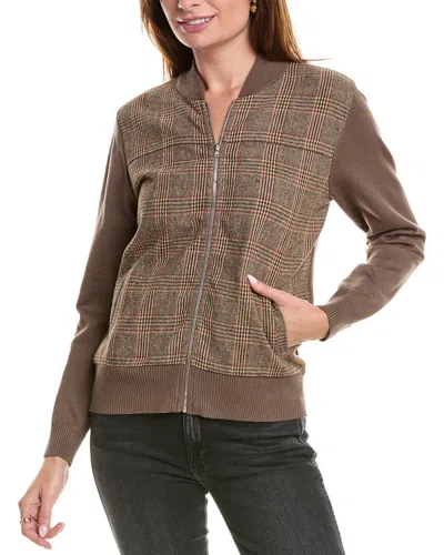 Yal New York Bomber Jacket In Brown