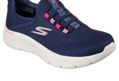 Skechers Women's Go Walk Flex Lucy Sneaker Sneakers In Navy In Blue