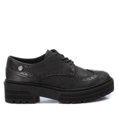 Xti Women's Heeled Lace-up Loafers In Black In Black