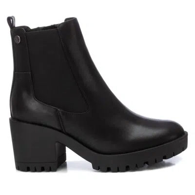 Xti Women's Block Heel Booties In Black In Black