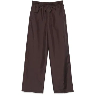 Wardrobe.nyc Wardrobe. Nyc Utility Track Trousers In Brown