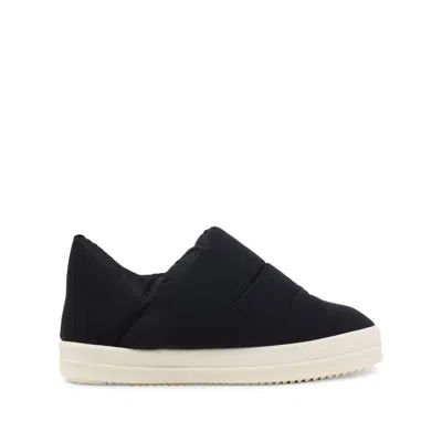 Rick Owens Drkshdw Black Porterville Puffer Slip On In Black