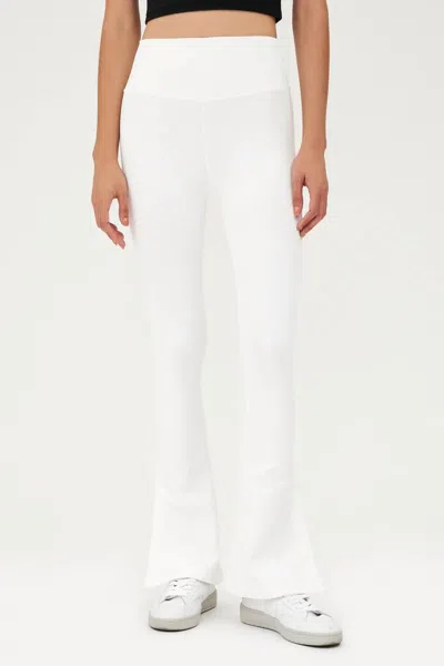 Splits59 Raquel High Waist Flare Pant In White In White