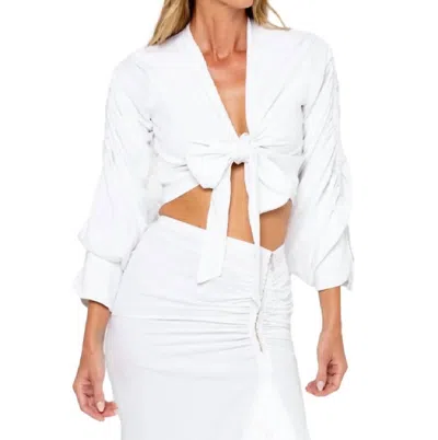 Jbq Orchid Top White In White