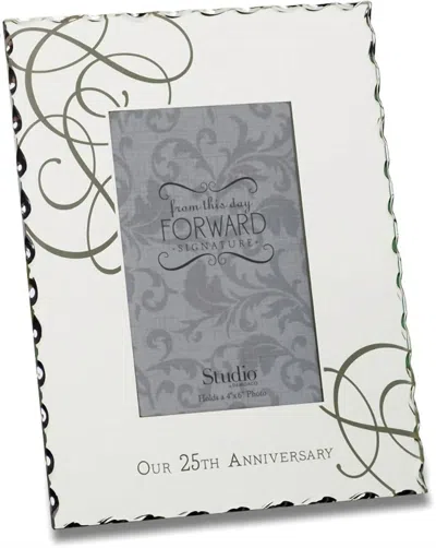 Demdaco Our 25th Anniversary Frame In Grey