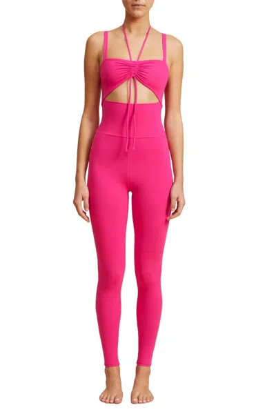 Live The Process Reverie Bodysuit In Dragon Fruit In Pink
