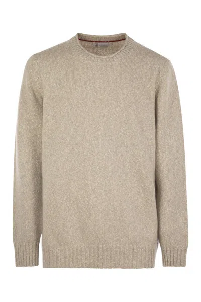 BRUNELLO CUCINELLI BUTTONED CREWNECK SWEATER FOR MEN 