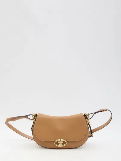 VALENTINO GARAVANI MINI SHOULDER HANDBAG WITH TURN-LOCK CLOSURE AND ADJUSTABLE STRAP 