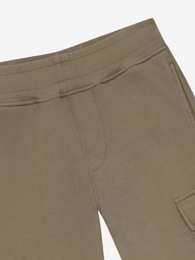 C.p. Company Boys Cargo Joggers In Brown