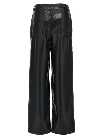 Rotate Birger Christensen Rotate Birgerchristensen Faux Leather Pants In Black