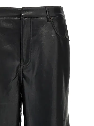 Rotate Birger Christensen Rotate Birgerchristensen Faux Leather Pants In Black