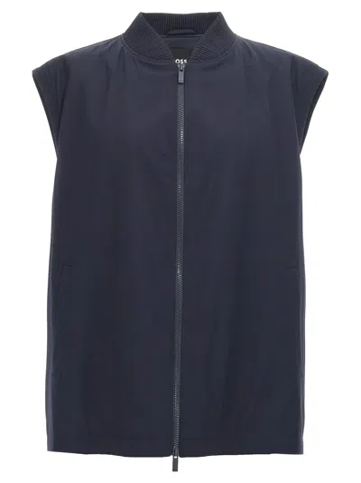 Hugo Boss Blue Hanry Bmb Jacket In Blue