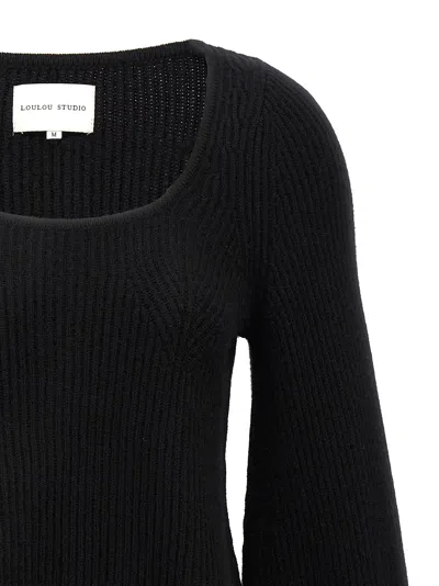 Loulou Studio Cardigan Lou Lou Studio Woman Color Black In Black
