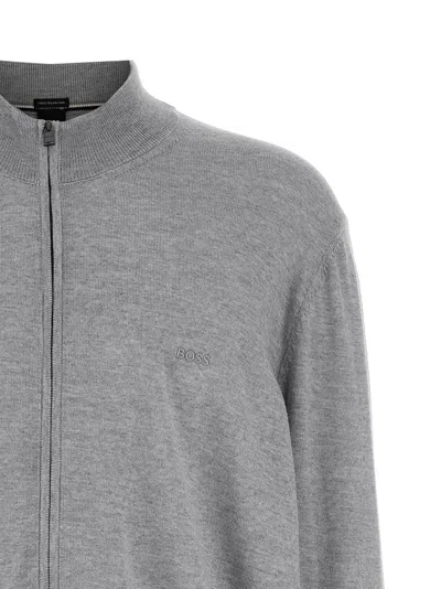 Hugo Boss Balonso L Sweater, Cardigans Gray In Gray