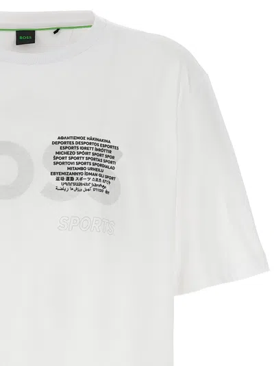 Shop Hugo Boss 'tee 3' T Shirt In White