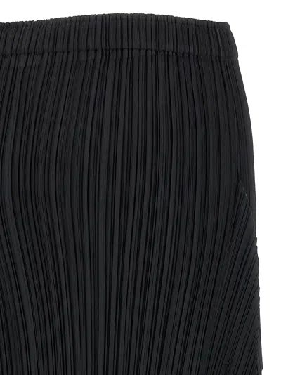 Issey Miyake Pleats Please  'efficient Square' Skirt In Black