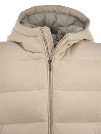 Peserico Men's Goose Down Vest In Light Beige