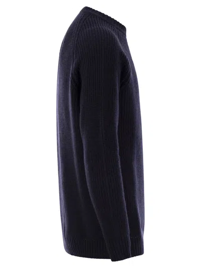 Rakki' Rebel Crew Neck Sweater In Blue