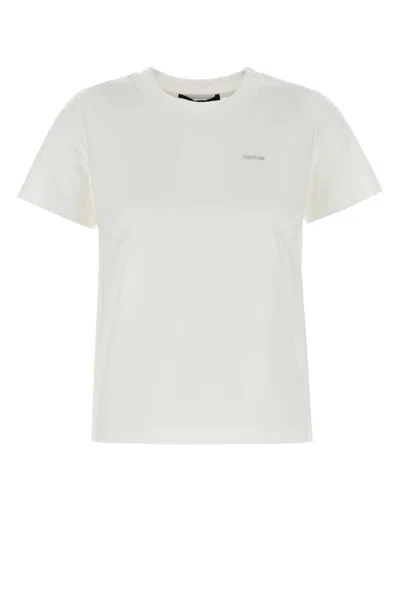 Tatras Cotton Crew Neck T-shirt In White