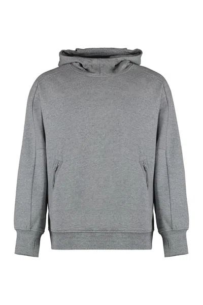 C.p. Company C.p.company Cotton Hoodie In Grey