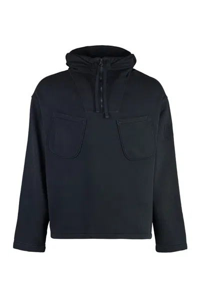 C.p. Company C.p.company Half Zip Sweatshirt In Black