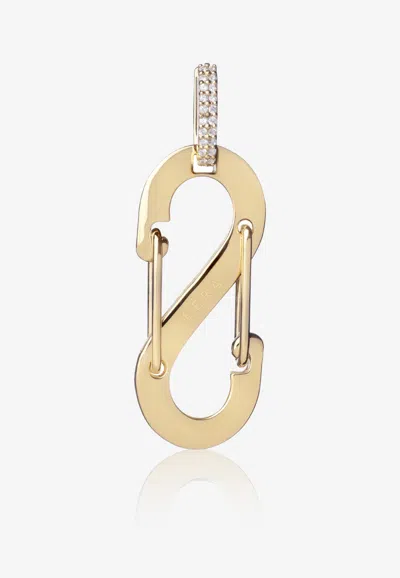 Eéra Special Order - Big Romy Single Earring In 18k Yellow Gold With Diamonds In Gold