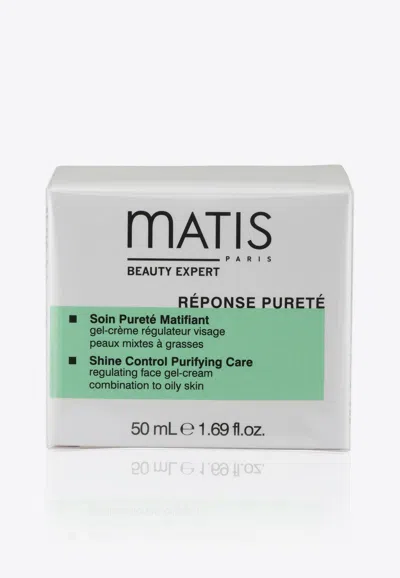 Matis Paris Réponse Pureté Shine Control Purifying Care Gel-cream- 50 ml In White