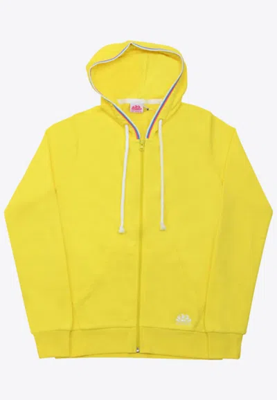 Sundek Tiziana Fleece Cotton Jacket In Yellow