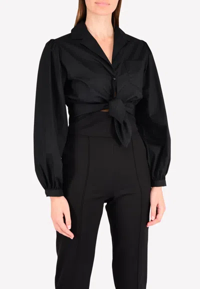 Temperley London Villa Shirt In Black