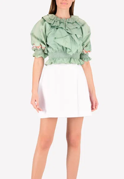 Temperley London Spell Bound Top In Green