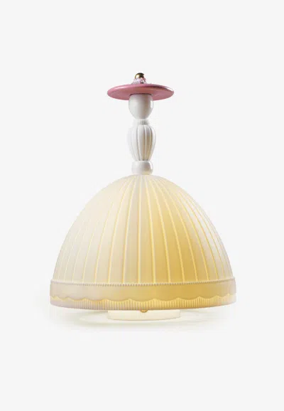 Lladrò Mademoiselle Daniela Porcelain Table Lamp In White