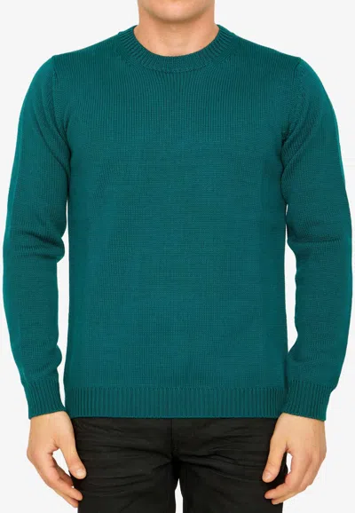 Roberto Collina Green Merino Wool Sweater In Green