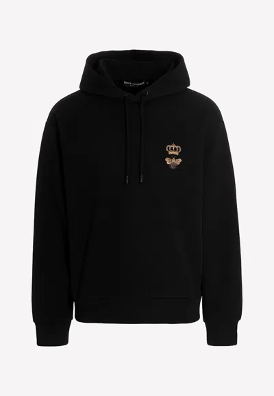 Dolce & Gabbana Cotton Sweatshirt In Black