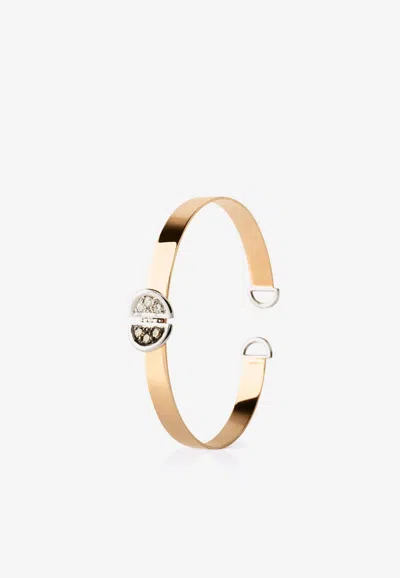 Djihan Ladybug Diamond Bracelet In 18-karat Rose Gold In Rose Gold