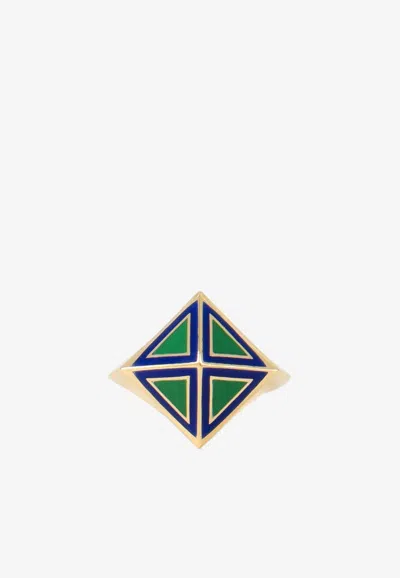 Djihan The Pyra 18-karat Yellow Gold Ring In Gold