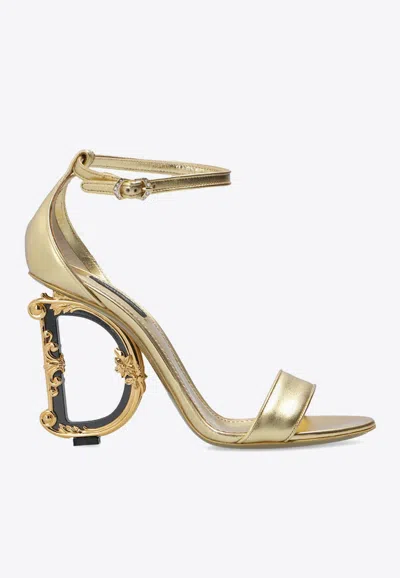 Dolce & Gabbana Keira Sandals In Gold