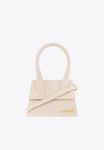 Jacquemus Le Grand Chiquito Tote Bag In Cream