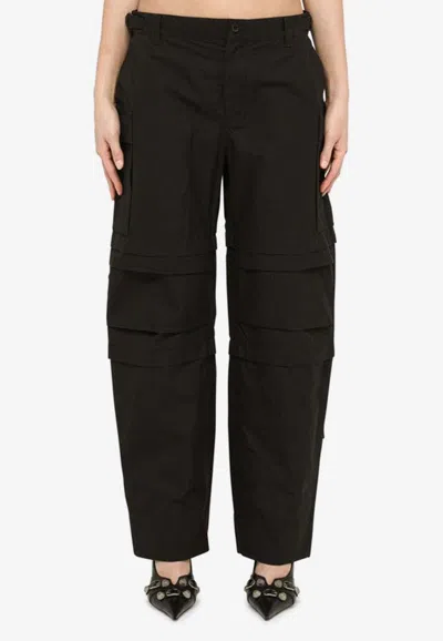 Wardrobe.nyc Black Multi-pocket Cargo Trousers In Black