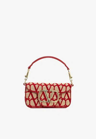 Valentino Toile Iconographe Locò Shoulder Bag In Red