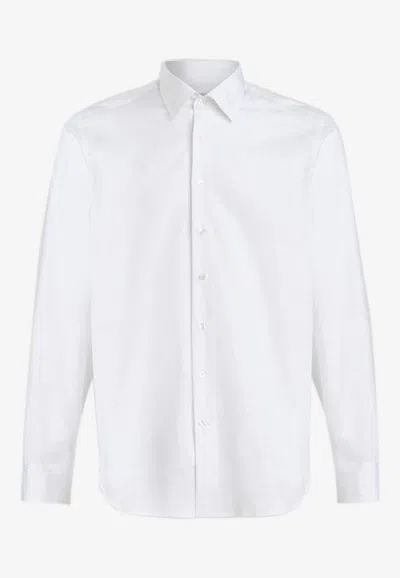 Etro Long-sleeved Roma Shirt In White