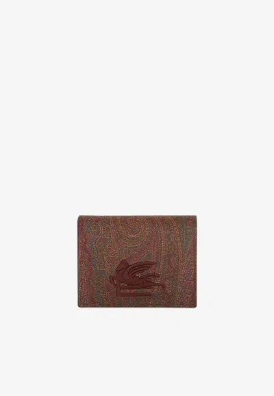 Etro Paisley-print Bi-fold Cardholder In Multicolor