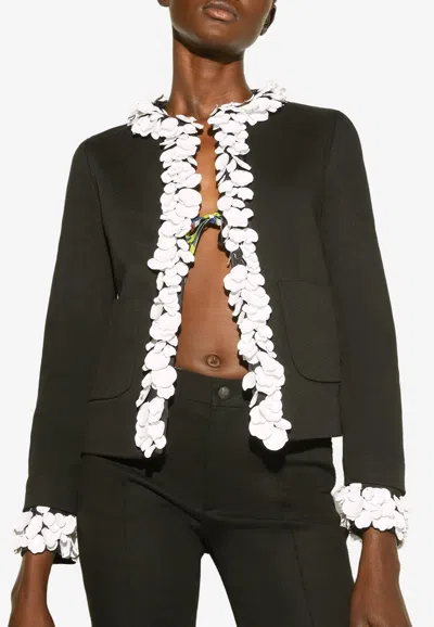 Pucci Sequin-embellished Jacket In Black