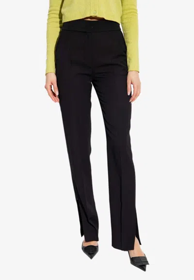 Jacquemus Tibau High-waisted Pants In Black