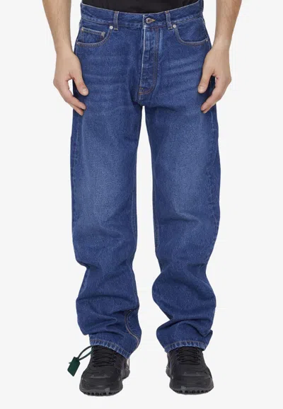 Off-white Skate Jeans In Blue
