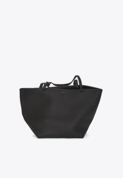 The Row Park Tote Three Bag In Black