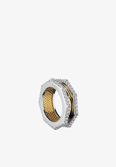 Eéra Tubo Diamond Ring In 18-karat Yellow Gold In Gold