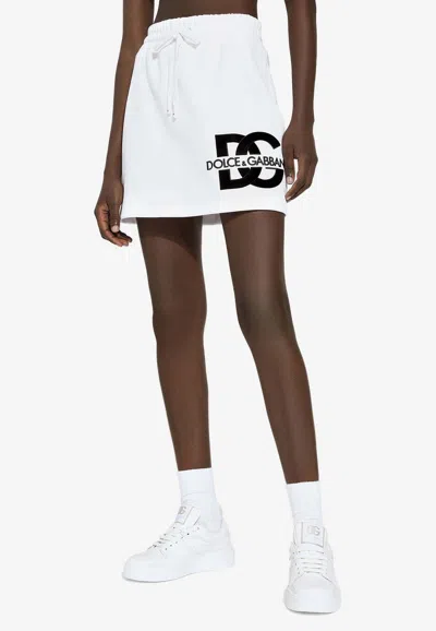 Dolce & Gabbana Cotton Mini-skirt In White