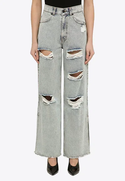THE MANNEI LATHI WIDE-LEG JEANS 