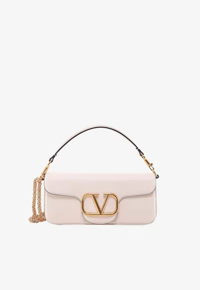 Valentino Ivory Locò Small Shoulder Bag In White